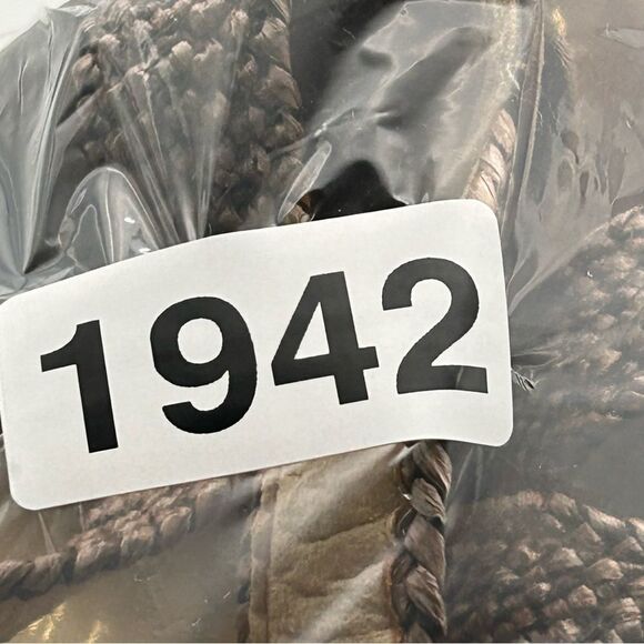 Stuart Weitzman Womans Bounceraf Braided Sandals 7 shoes brown strappy flats - Picture 13 of 14